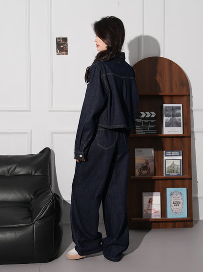 カジュアルデニムセットアップ