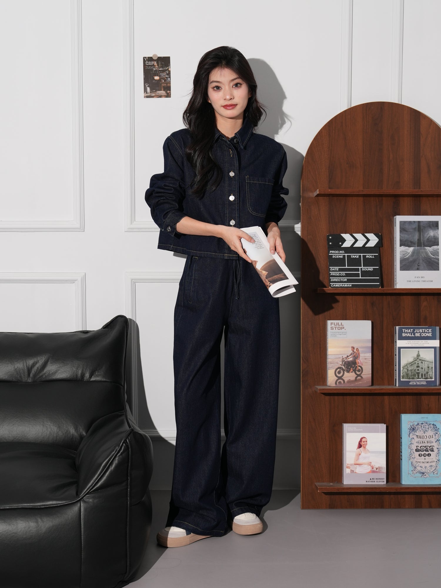 カジュアルデニムセットアップ