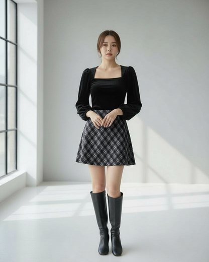 【11/28(金)PM12:00～販売START】ボタンディテールニットセットアップ