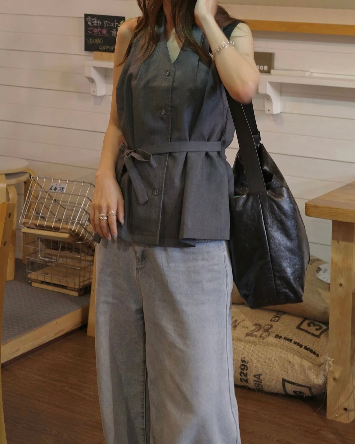 [ Influencer Recommend ]【予約】バックオープンホルターブラウス