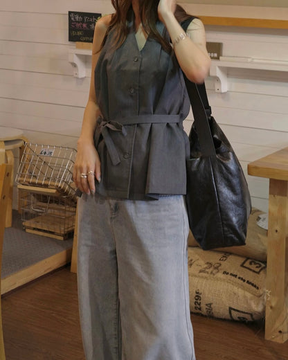 [ Influencer Recommend ]【予約】バックオープンホルターブラウス