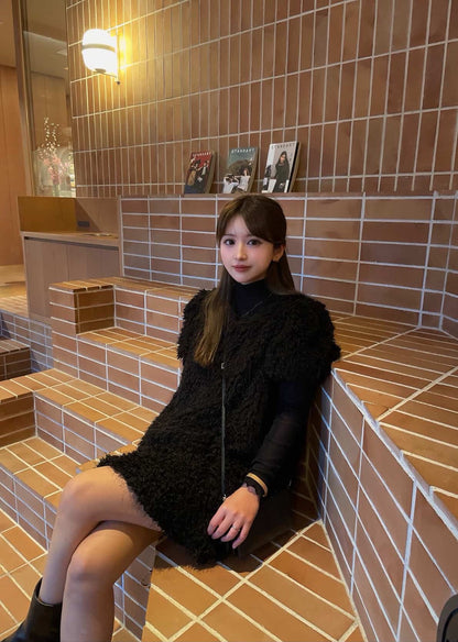 Set fair対象 | 27日(金)0:00～【即納】パフシャギーミニワンピース