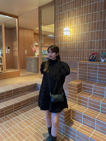 Set fair対象 | 27日(金)0:00～【即納】パフシャギーミニワンピース