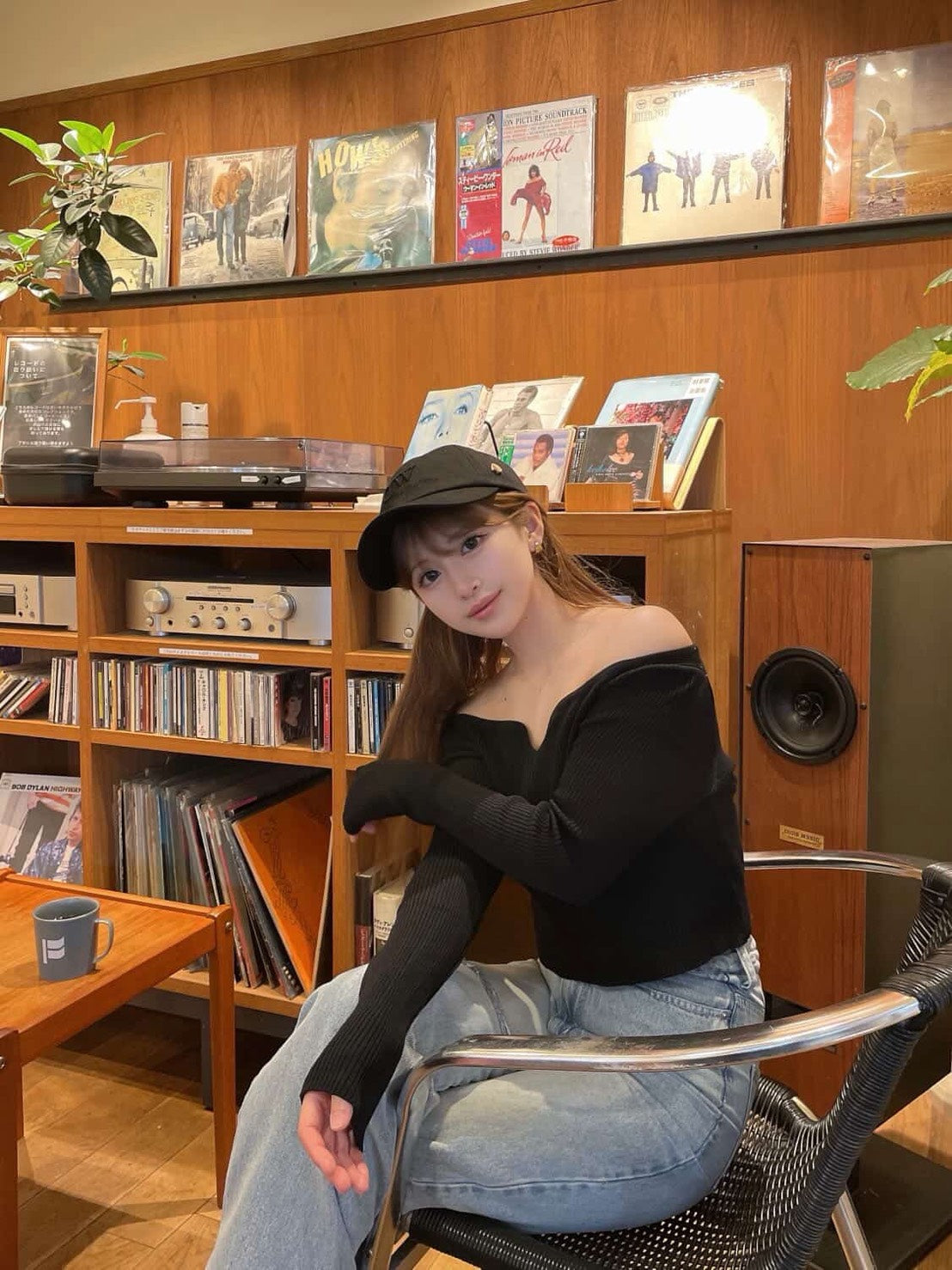 [ Influencer Recommend ]【即納】カーブネックリブニットトップス