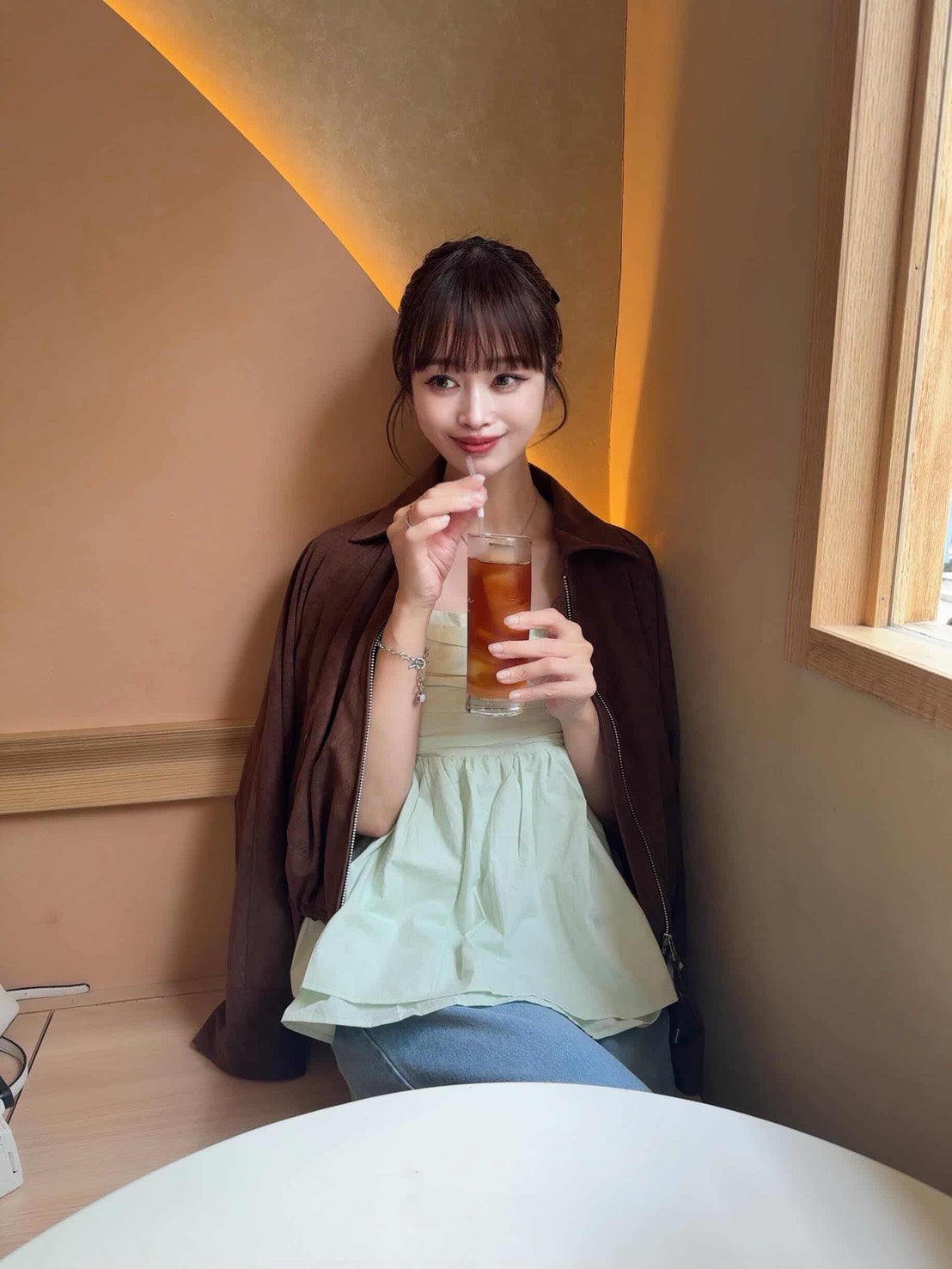 [ Influencer Recommend ]【即納】バックリボンギャザーキャミブラウス