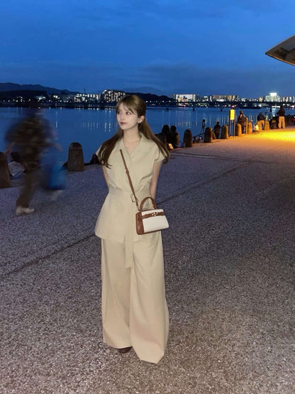 [ Influencer Recommend ]【一部即納】ベルトデザインセットアップ
